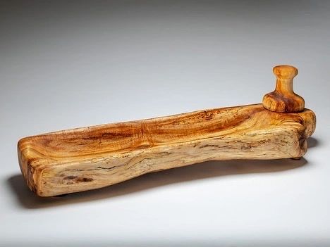 Spalted Hawaiian Koa Poi Bowl and Pounder (50% OFF)