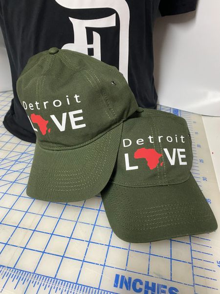 Detroit Love Africa - Green Cap