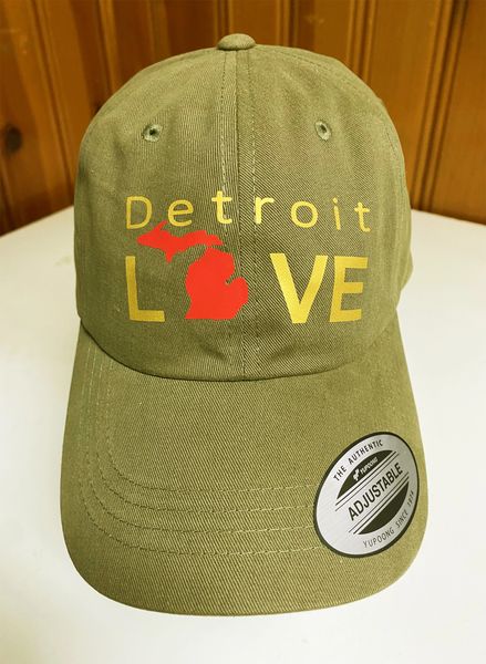 Detroit Love Michigan - Millitary Green Cap