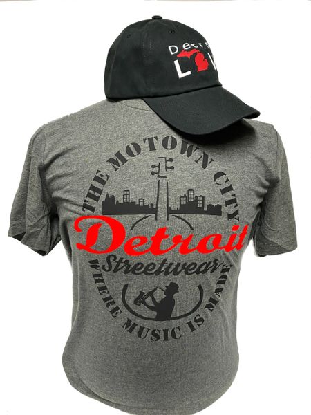 Detroit Streetwear - Motown Music (Gray)