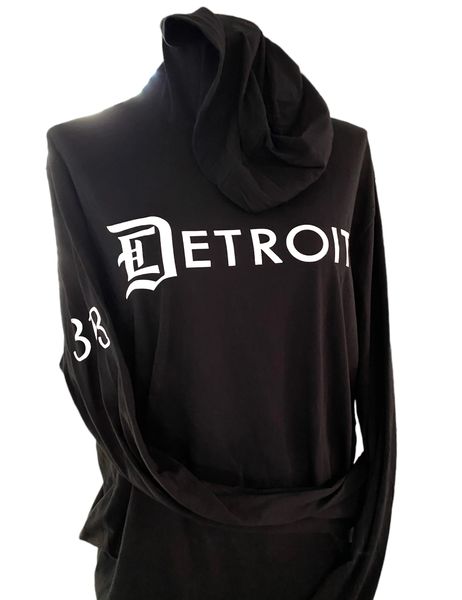 Detroit T-hoodie -Black
