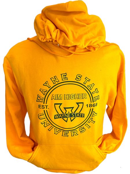 Wayne State University - Gold (pullover hoodie)
