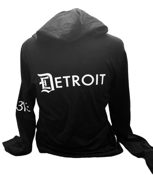 Detroit T-hoodie -Black