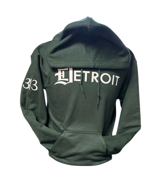 Detroit Pull Over Hoodie - Green