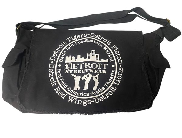 Detroit Messenger Bag - Black Venue