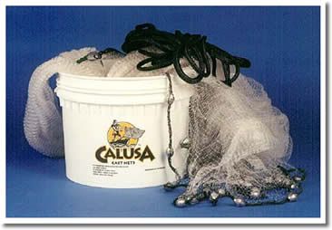 Calusa Cast Net 12 ft.  Armed Anglers guns bait tackle lures charters fish  ammo clothing