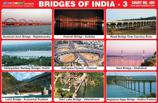 Chart No 489 Bridges Of India 3