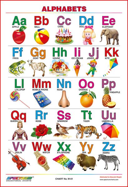 Spectrum Educational Mini Wall Chart (Set of 8) : Set 5 ( English ...