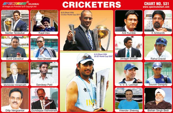 Chart No. 531 - Cricketers - 1