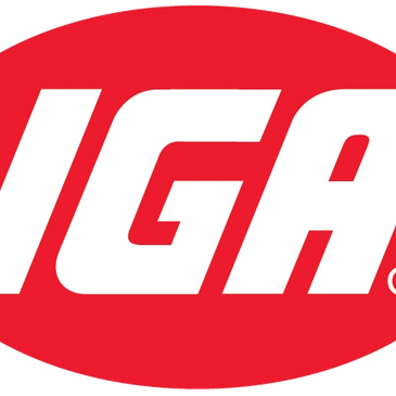 The logo og IGA supermarkets.