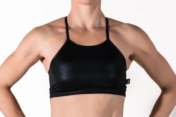 Metallic Racerback Bra Top