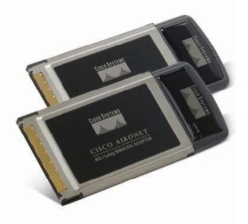 Cisco Aironet PCMCIA Wireless LAN 802.11a/b/g WiFi CardBus Adapter PC Card