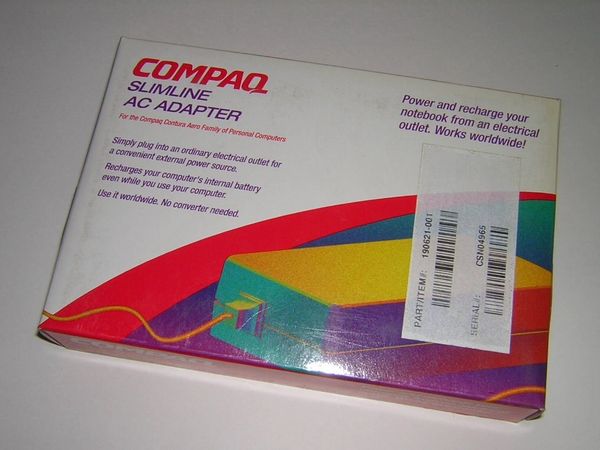 Compaq Contura Aero 4/25 4/33c AC/DC Power Adapter Genuine NEW
