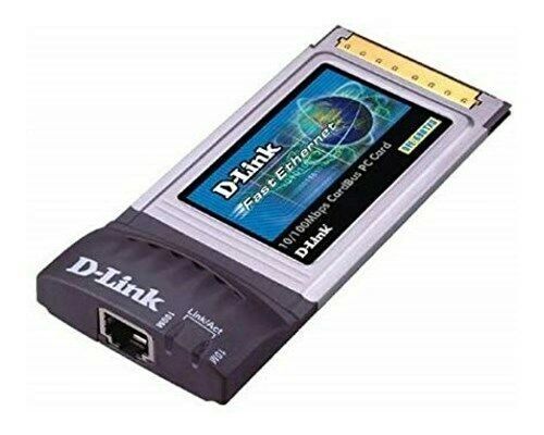 D-Link CardBus10/100 Fast Ethernet PC Card DFE-690TXD Integrated Jack NEW in Box