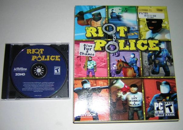Riot Police PC CD-ROM Game in Original Retail Box