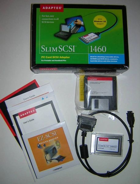 Adaptec SlimSCSI PCMCIA SCSI Adapter PC Card Kit 1460D | OmniBooks