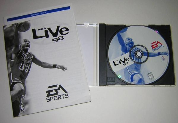 EA Sports NBA Live '98 Windows PC CD-ROM Game + User's Guide (1998)