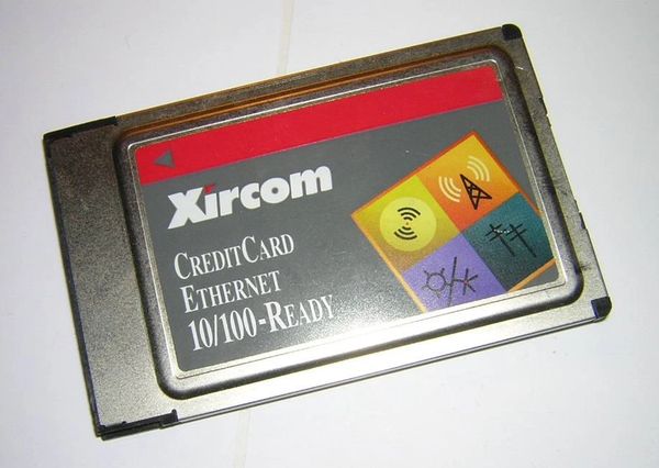 Xircom CreditCard Ethernet 10/100 PCMCIA PC Card CE3-100BTX + Dongle Cable