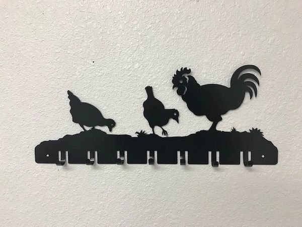 Chickens 7 Key Hook