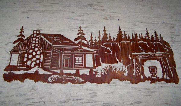 Cabin 46'' Wall Art