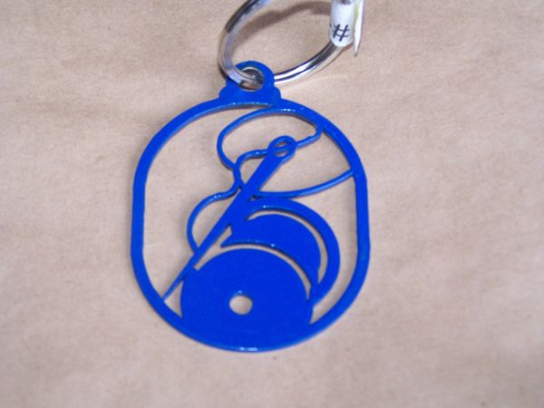 Needle and Thread Key Ring