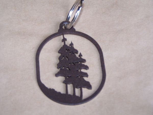 Trees Key Chain