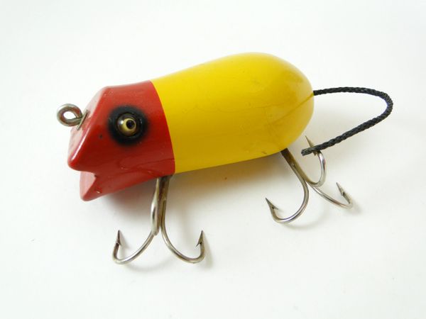 CREEK CHUB MOUSE 3580 Vintage Topwater Fishing Lure 2.75 - Black Yellow  Stripes $17.99 - PicClick