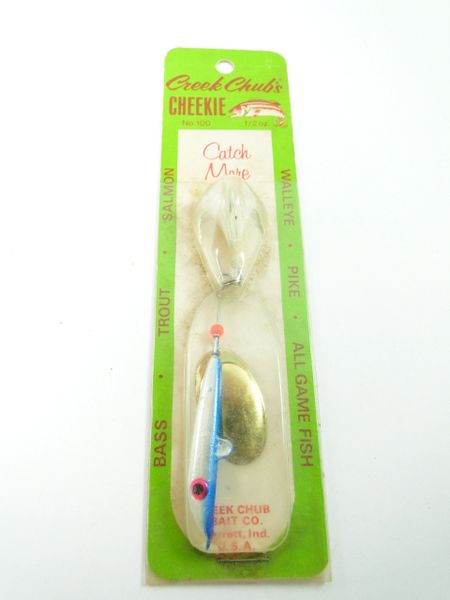 Creek Chub Cheekie NEW ON CARD C-134 Pearl Blue