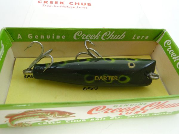 Creek Chub Spinning Darter 8000 | Old Antique & Vintage Wood
