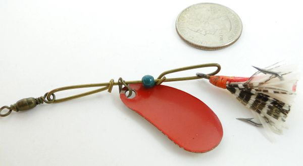 Vintage Spinner Bait Blue Bead