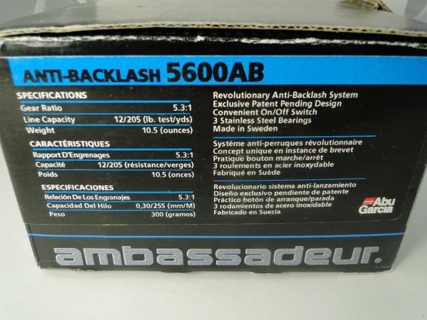 Abu Garcia: The Ambassadeur 5600 Anti Backlash Reel Instructional