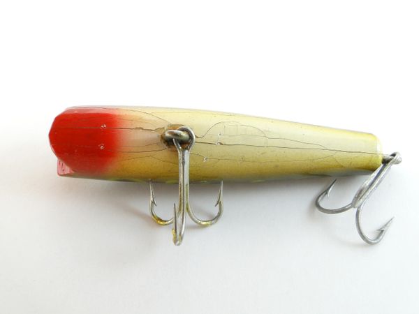 Wood Creek Chub Darter with vintage repaint showing its age