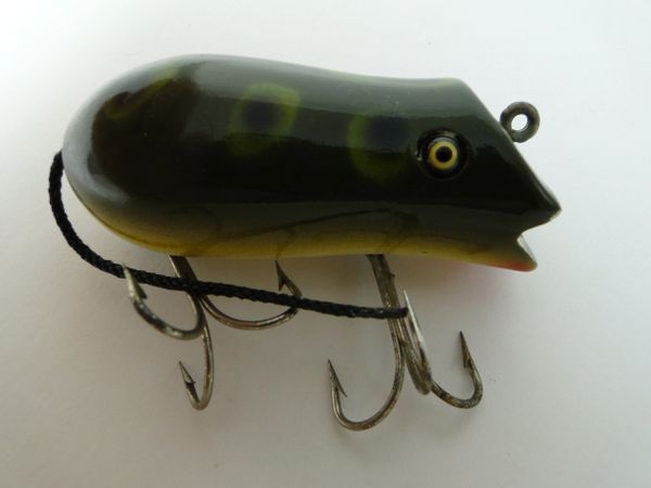 Shur Strike by Creek Chub Mouse FROG MO Series with Glass Eyes