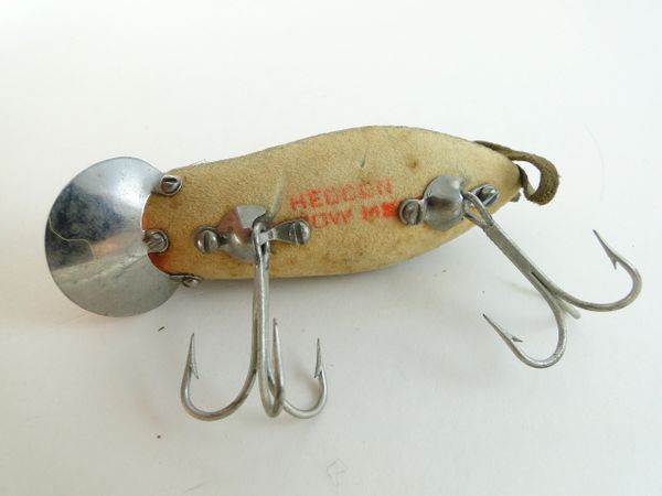 Vintage fishing lure Heddon Meadow Mouse Black & White