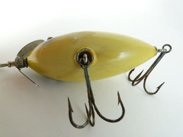 VINTAGE SOUTH BEND Surf Oreno #963 Wood Fishing Lure Rare Yellow Color  $29.99 - PicClick