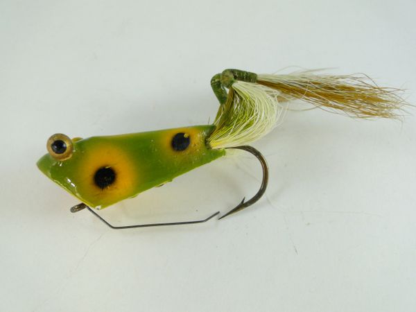 HEDDON FLY ROD LURE,POPPER CHUGGER,VINTAGE LURE,(#5075-B4)