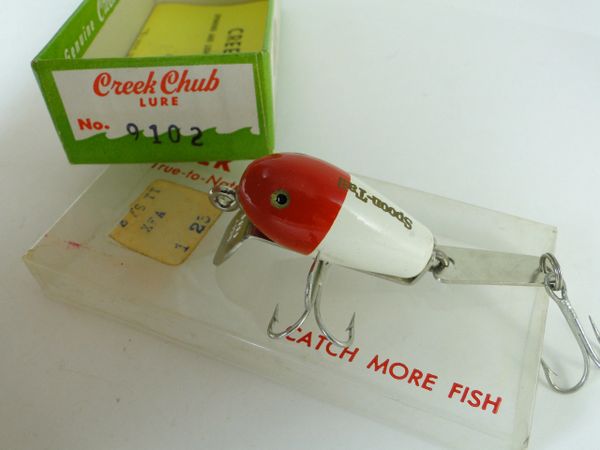 CREEK CHUB WOOD Tackle Box Fishing Lure Wood Used $70.00 - PicClick