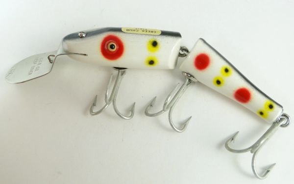 Creek Chub Jointed Pikie  Old Antique & Vintage Wood Fishing Lures Reels  Tackle & More