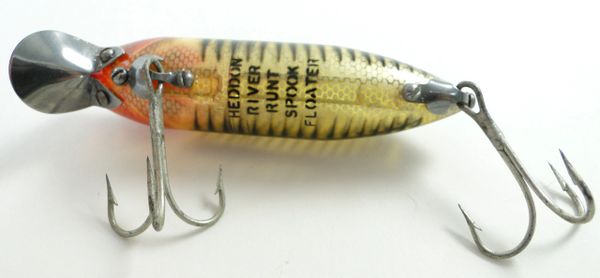 Vintage Fishing Lure. J C Higgins no snag river runt spook. N-9110. 1949. 2  1/2 inch lure LT 0009 - Edstreasure