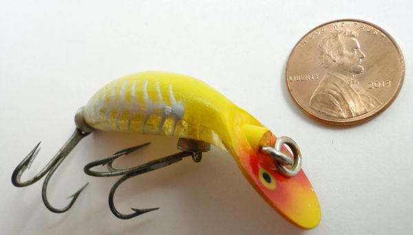 TADPOLLY • HEDDON TINY CLATTER TAD TADPOLLY Vintage Fishing Lure