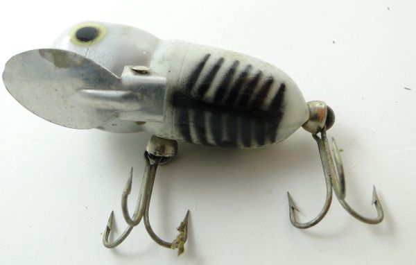 Vintage Early Heddon Crazy Crawler Fishing Lure