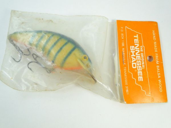 NEW RARE VINTAGE MIMIC HANDMADE FLAT SIDE TENNESSEE SHAD CUSTOM CRANKBAIT