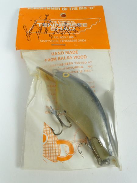 Autographed Tennessee Shad 1970 SUPER BOWL Early Wood Fishing Lure New in Package