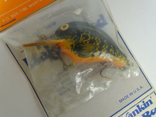 VINTAGE REBEL DOUBLE-DEEP WEERDD9348 TENNESSEE SHAD CRANKBAIT