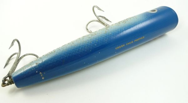 Vintage Rare Creek Chub Glitter Popper Fishing Lure Confetti