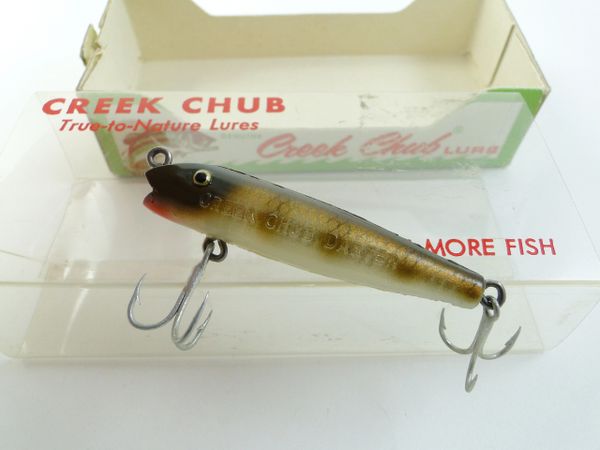 Creek Chub Ultralight  Old Antique & Vintage Wood Fishing Lures