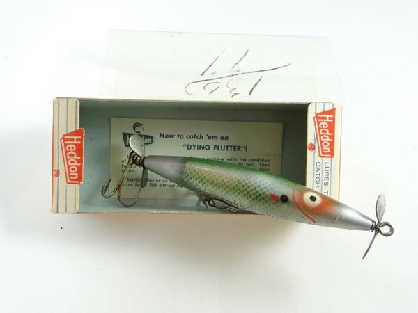 Heddon 9205  Old Antique & Vintage Wood Fishing Lures Reels