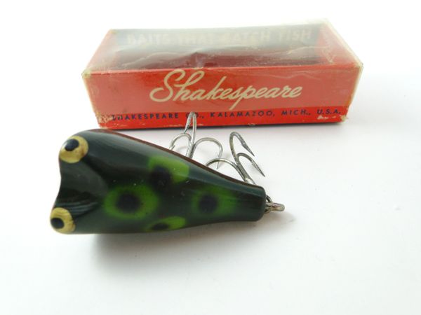 Heddon Pop Eye Frog  Antique fishing lures, Diy fishing lures