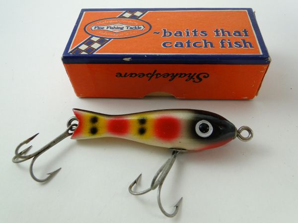 Vintage Lockhart Solid Red Water Witch Lure For Sale