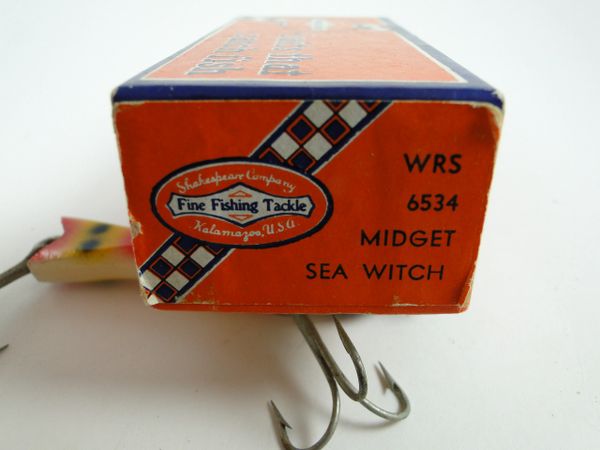 Shakespeare Sea Witch  Old Antique & Vintage Wood Fishing Lures